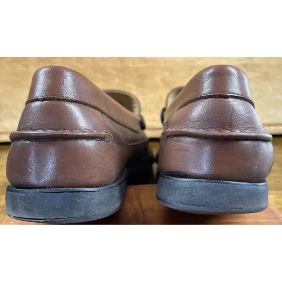 Johnston‎ & Murphy Mens Penny Loafers Leather Casual Dress Shoes 10M - Picture 5 of 9